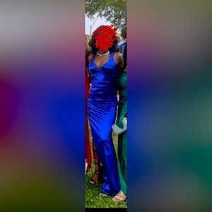 Size 4 blue prom dress